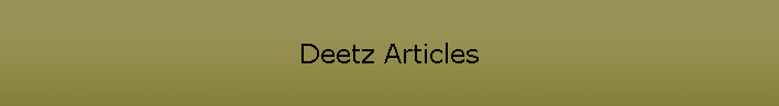 Deetz Articles