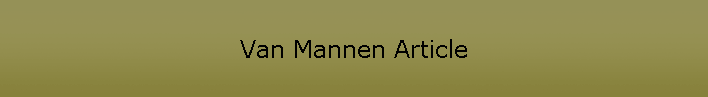 Van Mannen Article