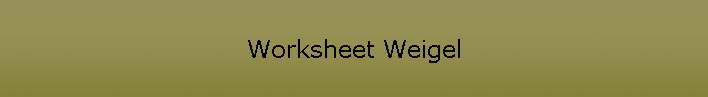 Worksheet Weigel