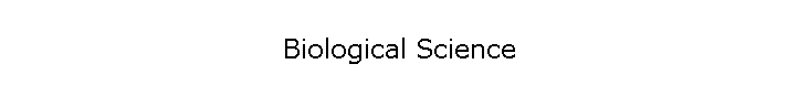 Biological Science