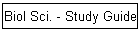 Biol Sci. - Study Guide