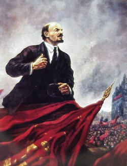 Lenin Propaganda poster for the Bolsheviks