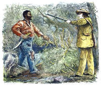 The capture of Nat Turner (1800-1831) by Benjamin Phipps, The Granger Collection, NY