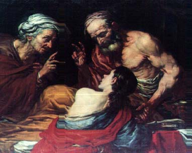 Isaac's Blessing, Giovanni Langetti, 1625-76